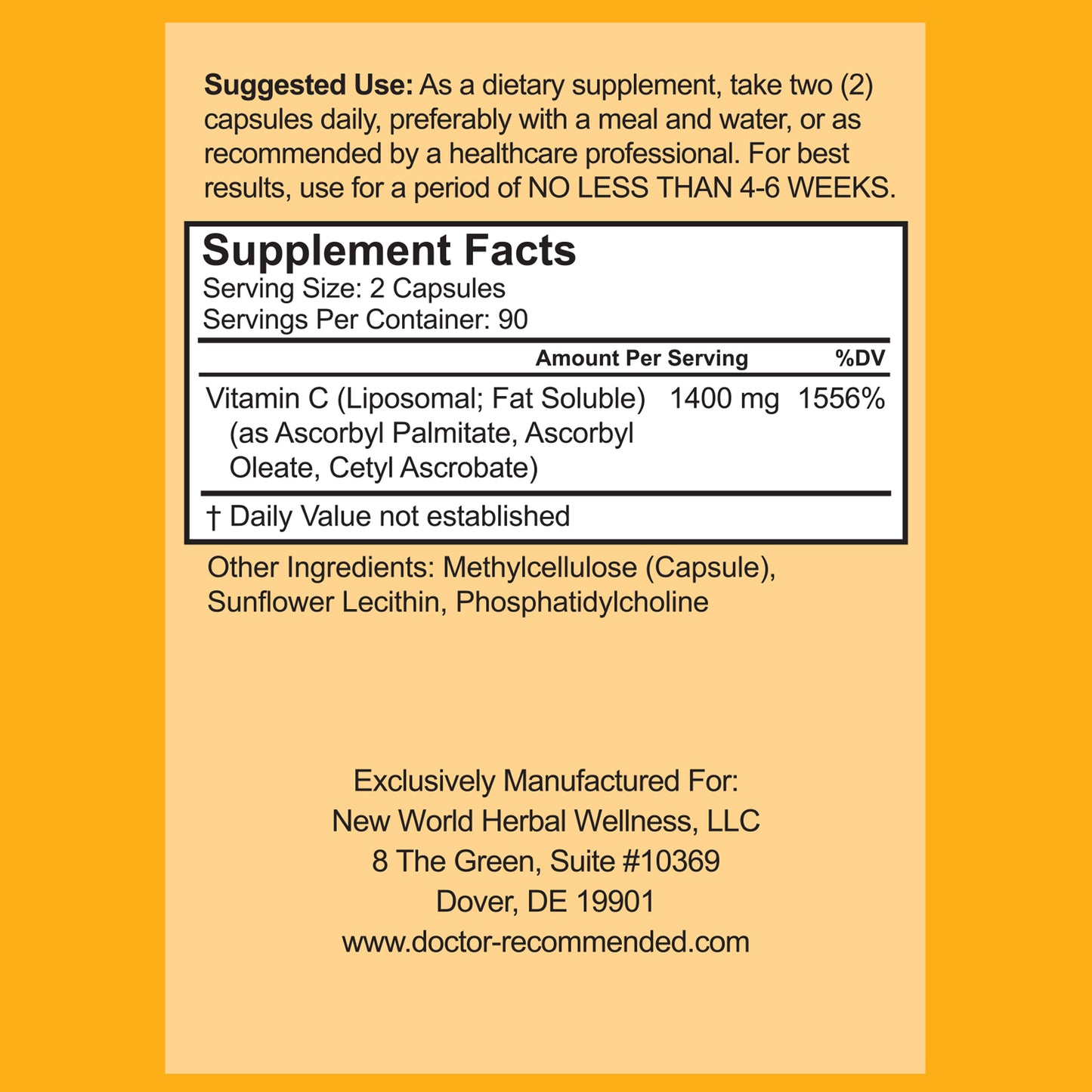 Liposomal Vitamin C Complex