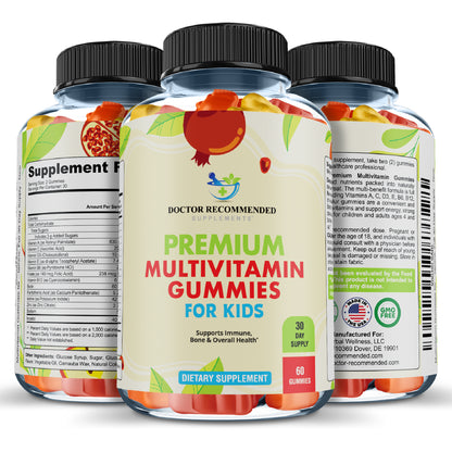 Premium Multivitamin Gummies for Toddlers & Kids