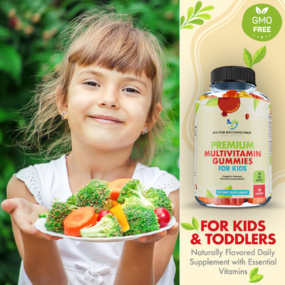 Premium Multivitamin Gummies for Toddlers & Kids