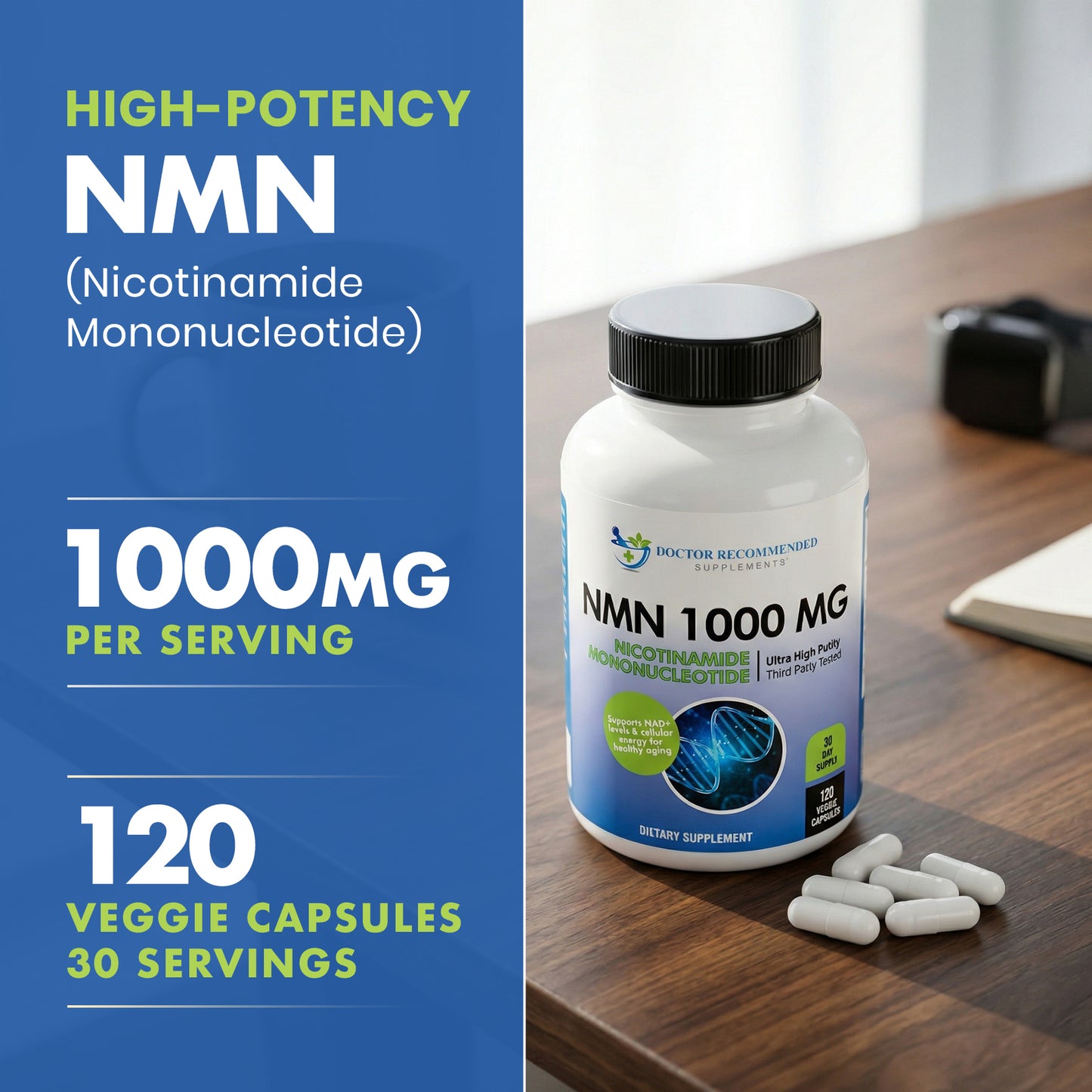 NMN 1000mg (Nicotinamide Mononucleotide)