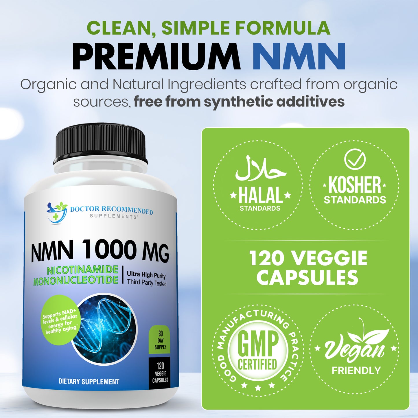 NMN 1000mg (Nicotinamide Mononucleotide)