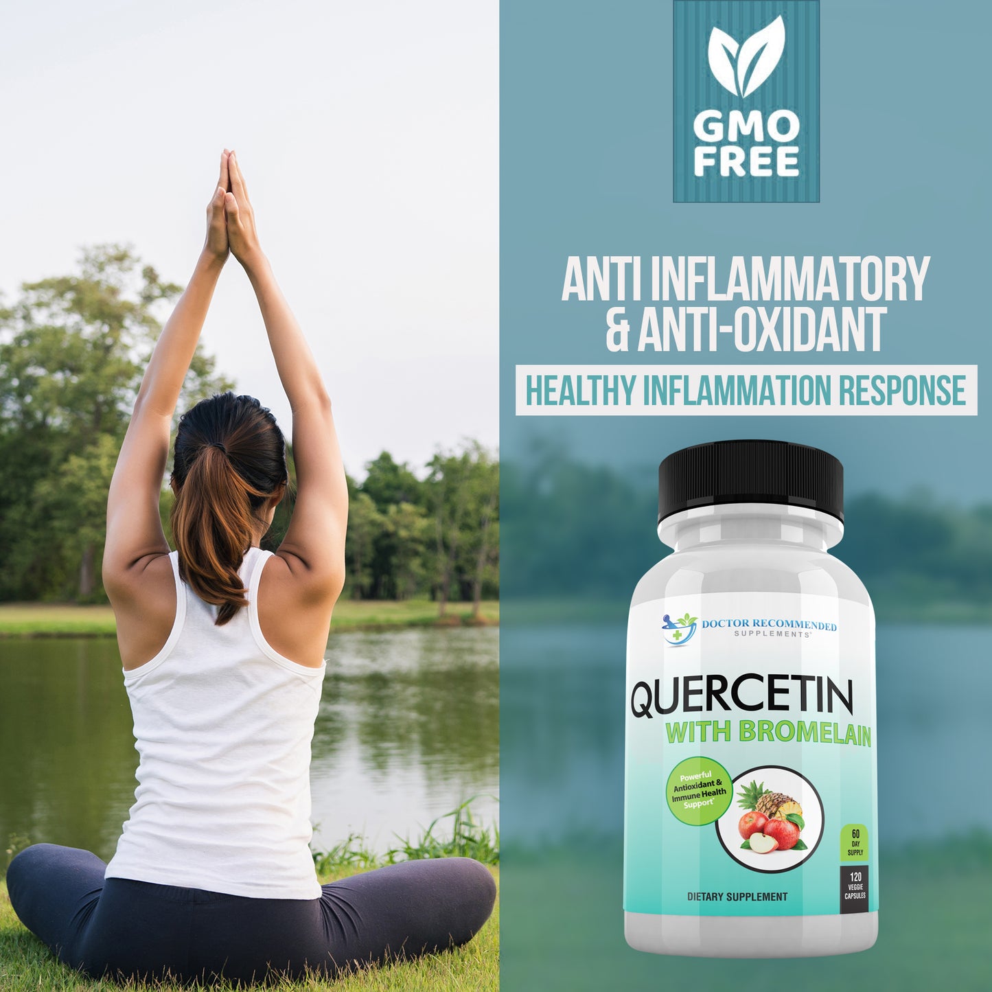 Quercetin with Bromelain