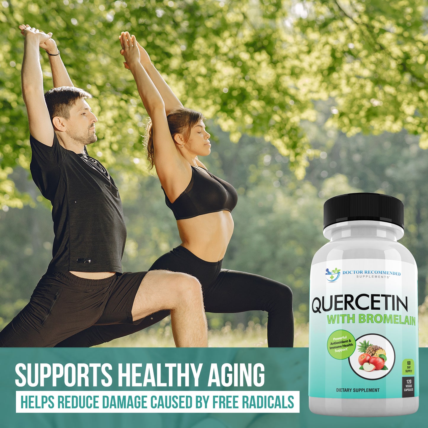 Quercetin with Bromelain