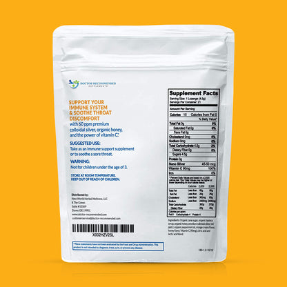 Silver Lozenges with Vitamin C