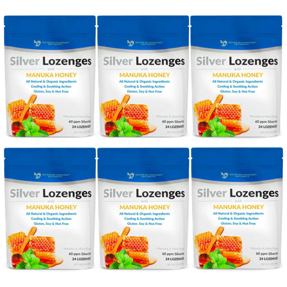 Silver Lozenges with Organic Manuka Honey and Vitamin C