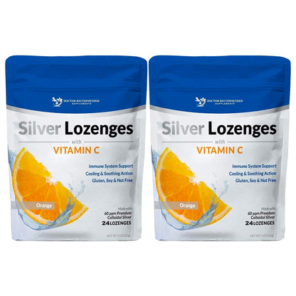 Silver Lozenges with Vitamin C
